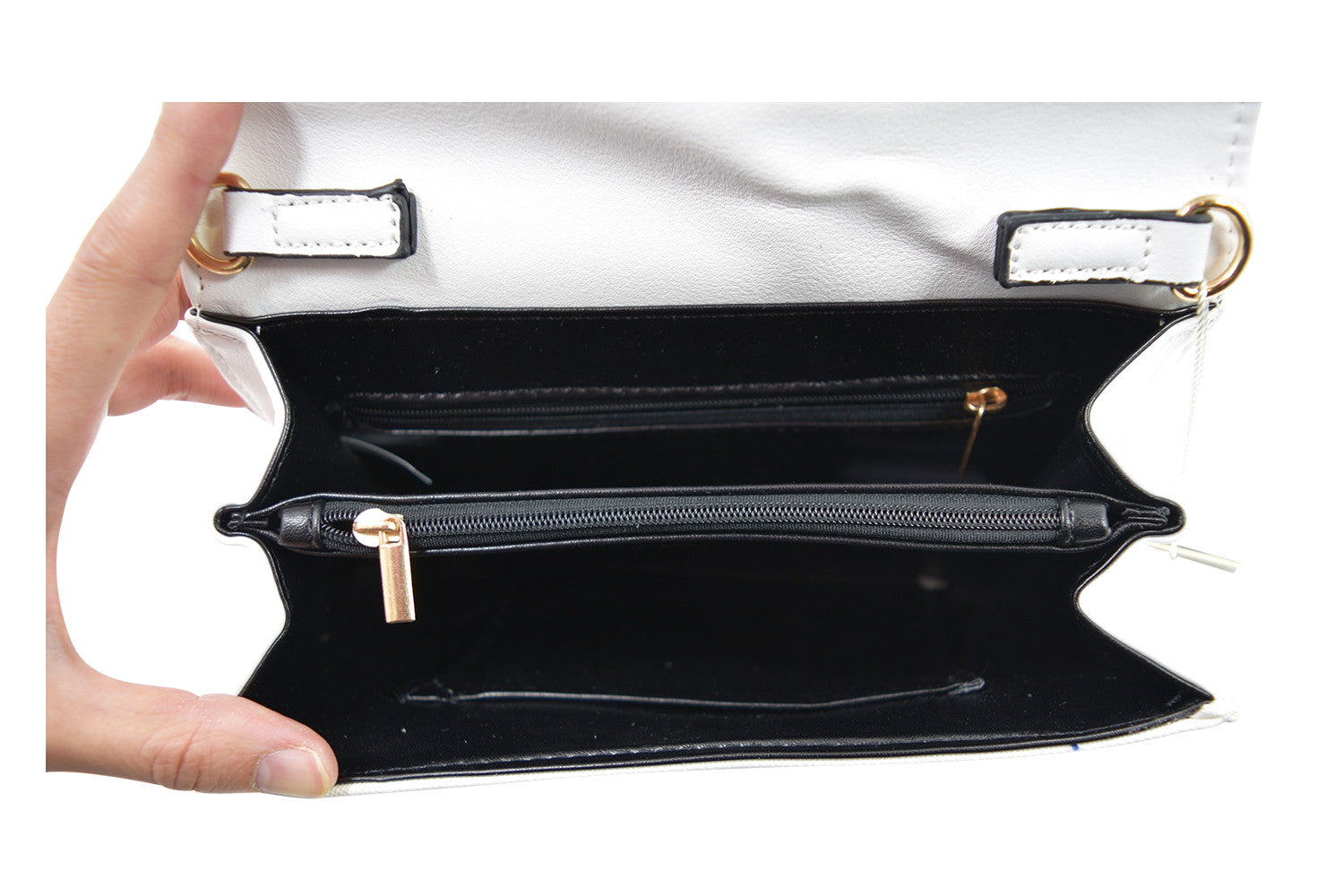 Accessories Bow Wallet Clutch Purse - Striped Clutch Wallet Crossbody Purse with Oversized Bow
