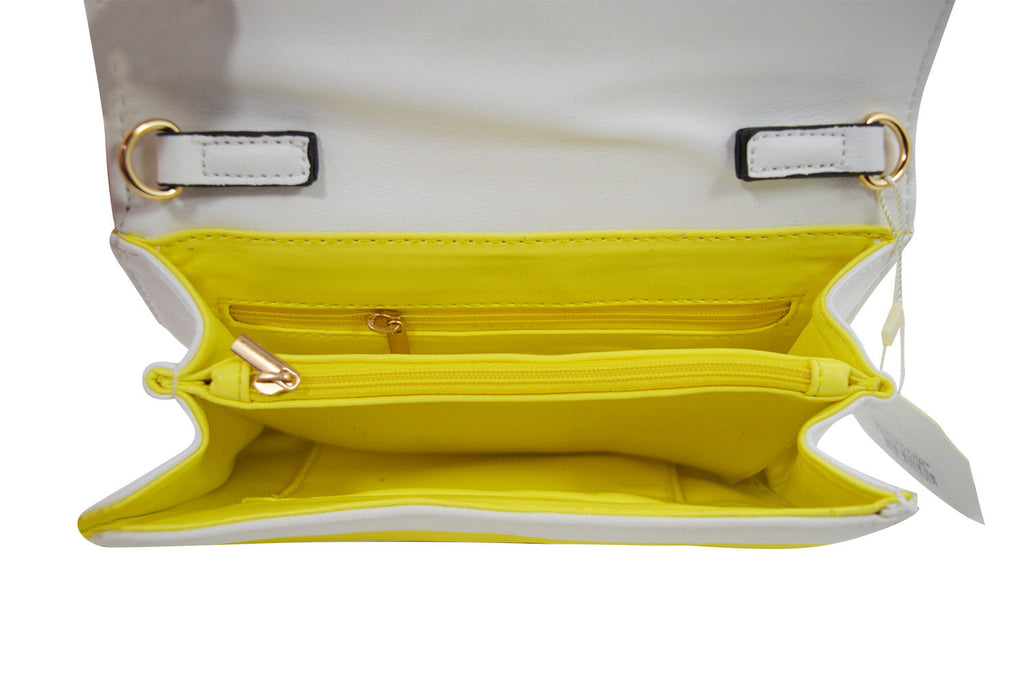 Accessories Bow Wallet Clutch Purse - Striped Clutch Wallet Crossbody Purse with Oversized Bow