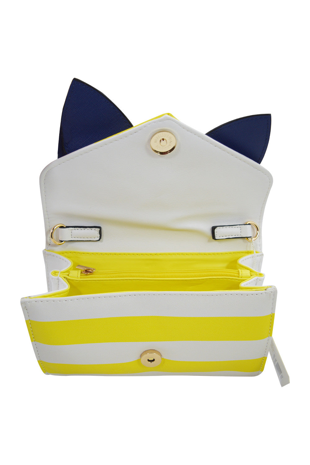 Accessories Bow Wallet Clutch Purse - Striped Clutch Wallet Crossbody Purse with Oversized Bow