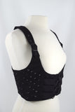 Accessories Heartless Gothic Punk Grunge Black Gothic buckle harness vest With studs