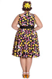 Dresses 2XL Hell Bunny Cocktail Fruit Party Strawberry Cherry Lemon Fruit Print Swing Party Dress
