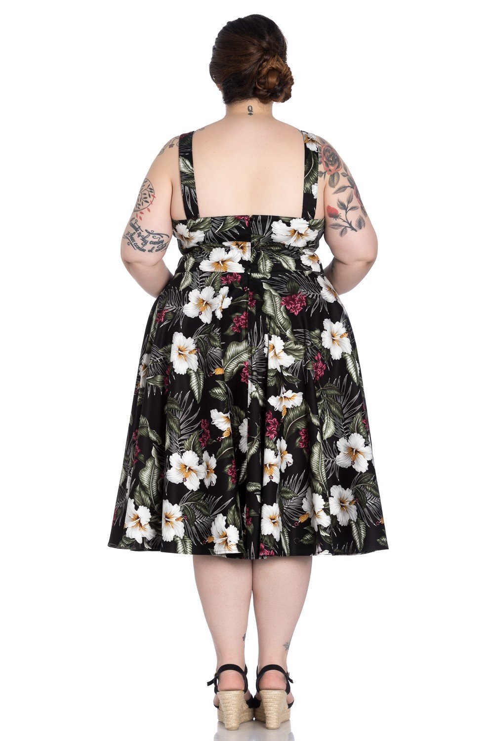 tropical party dresses TAHITI 50'S DRESS