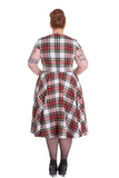 Dresses Hell Bunny Vintage Inspired London Love Stewart Tartan Flare Dress