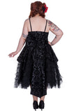 Dresses Victorian Gothic Wedding Midnight Ball Black Lace Ruffled Dress