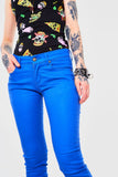 Bottoms Jawbreaker Punk Rock 5-Pocket Blue Skinny Jeans