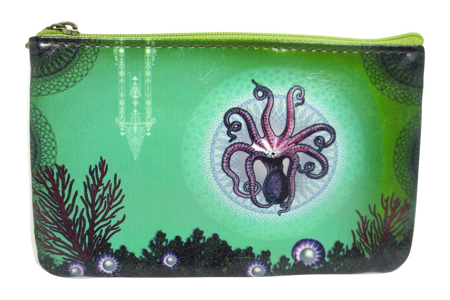 Accessories Lavishy Ocean Dream Mystic Ocean Creature Small Flat Pouch