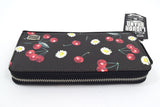 Accessories Liquorbrand Pinup Retro Cherry Daisy Zip Around clutch wallet