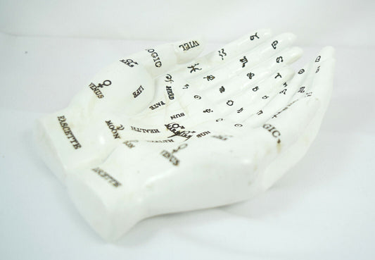 Accessories Nemesis Now Palmist's Guide White Chiromancy Hands Candle Holder