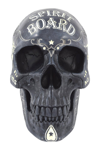Accessories Nemesis Now Spirit Board Ouija Board Paranormal Skull Figurine Skull sculpture