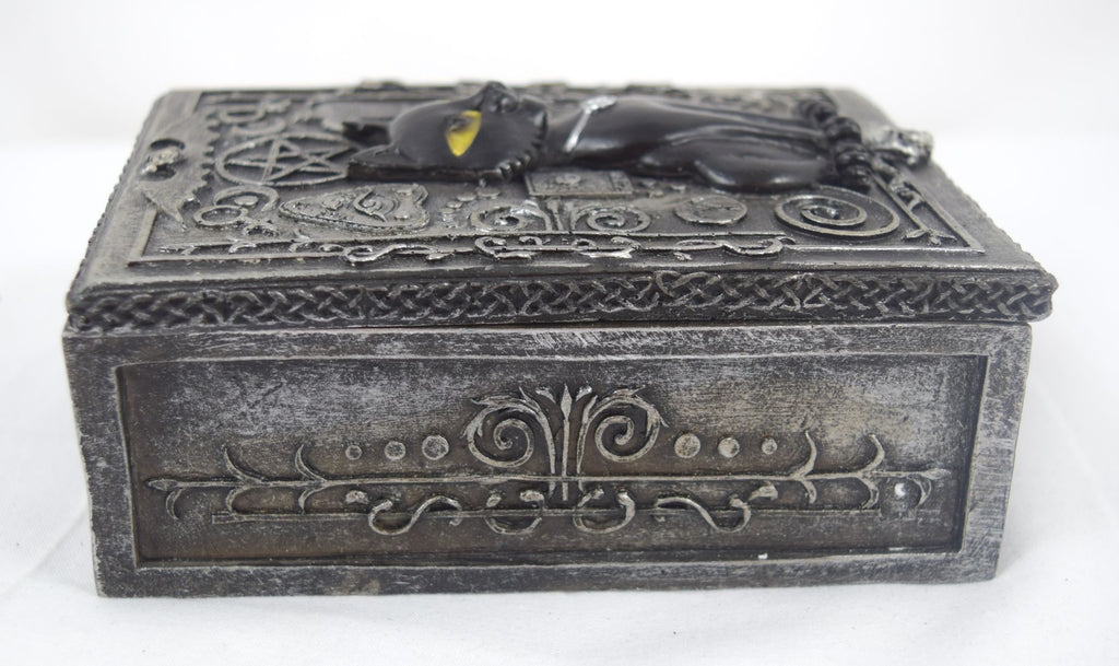 Accessories Nemesis Now Witch Wicca Ritual Spell Black Cat Sigil Trinket Box Jewelry box