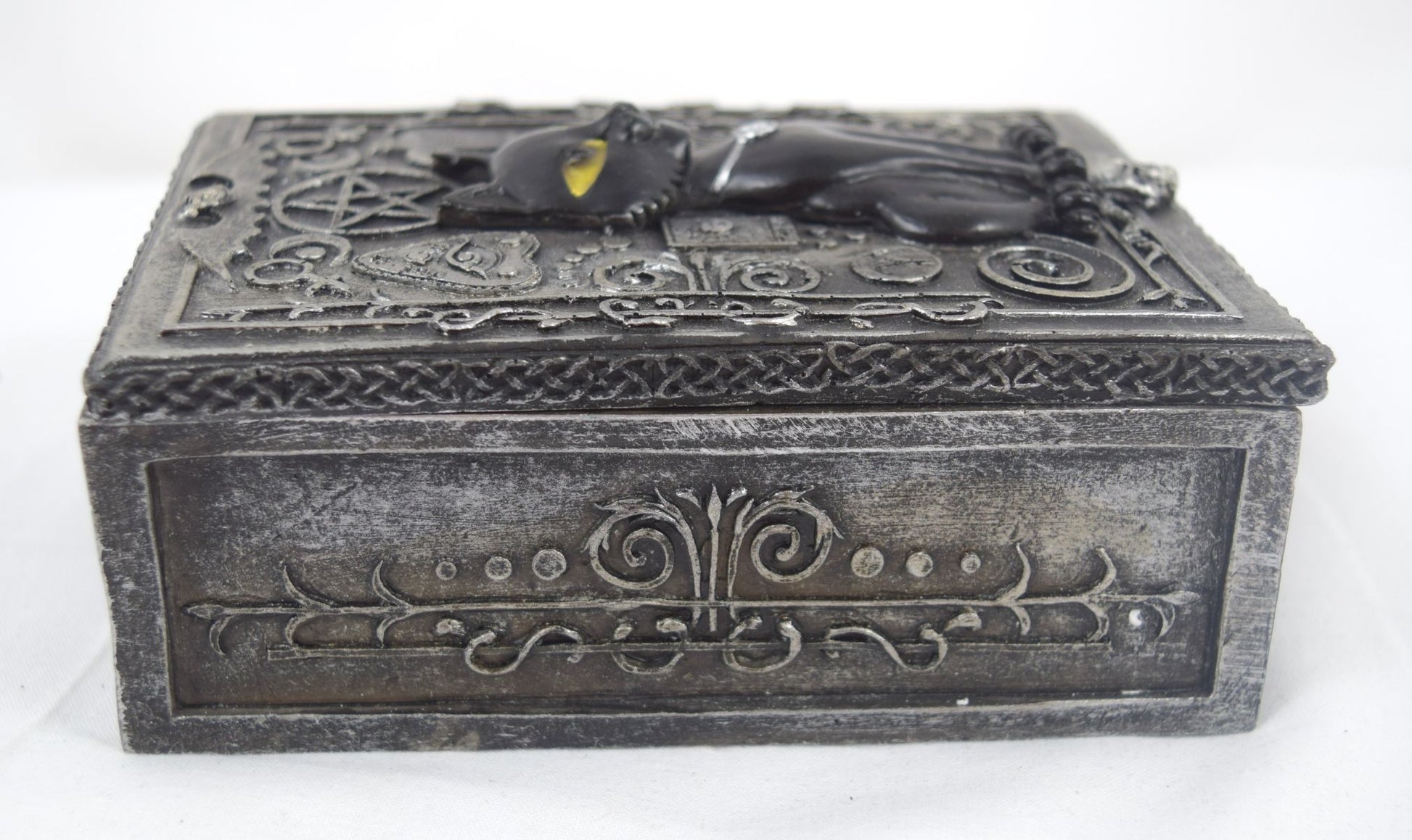 Accessories Nemesis Now Witch Wicca Ritual Spell Black Cat Sigil Trinket Box Jewelry box