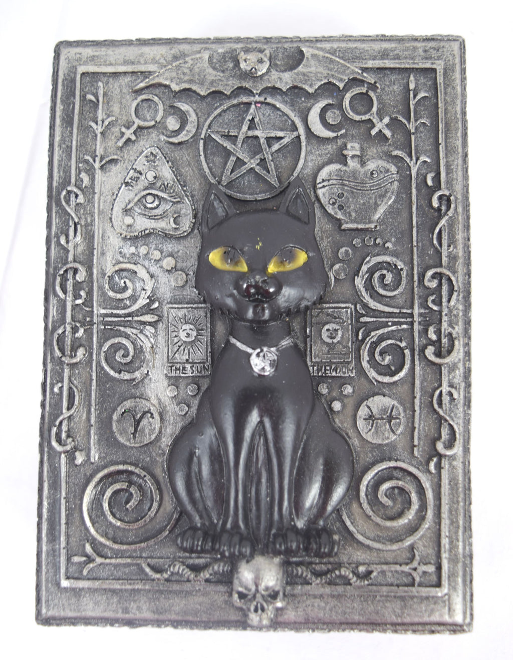 Accessories Nemesis Now Witch Wicca Ritual Spell Black Cat Sigil Trinket Box Jewelry box