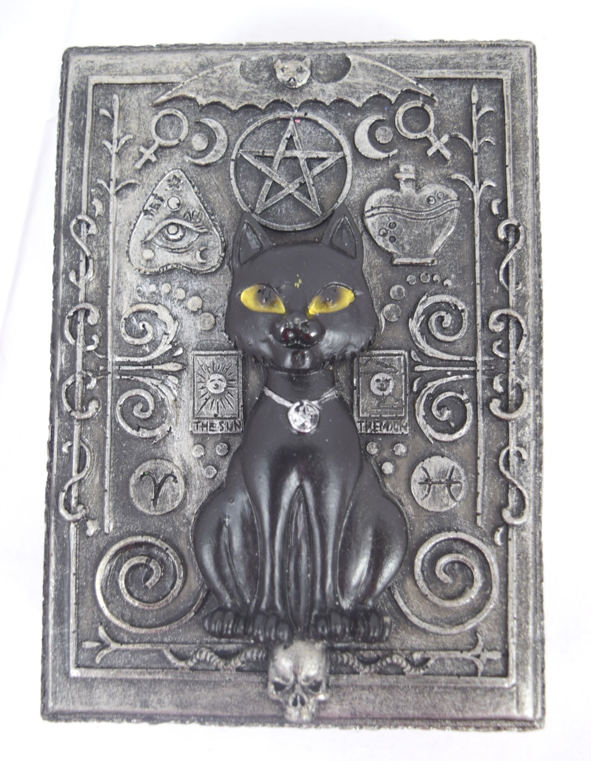 Accessories Nemesis Now Witch Wicca Ritual Spell Black Cat Sigil Trinket Box Jewelry box