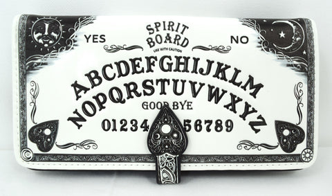 Accessories Spirit Board Ouija Board 3D Embossed White Wallet Wiccan Gothic Gift