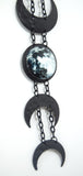Jewellery Restyle Gypsy Goth Moon Phase Lunar Phases lunar cycle Long Necklace