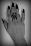 Jewellery Restyle Ouija Board Cursor Ring - Ouija board planchette Ring