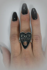 Jewellery Restyle Ouija Board Cursor Ring - Ouija board planchette Ring