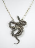 Jewellery Restyle Serpent Snake Necklace - Symbol of rebirth - Occult Witchcraft Snake Necklace