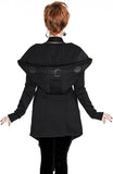 Tops Restyle Fortune Teller Black Hoodie with Veil