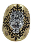 Accessories Gold Bohemian Forest Owl Fashion Ring