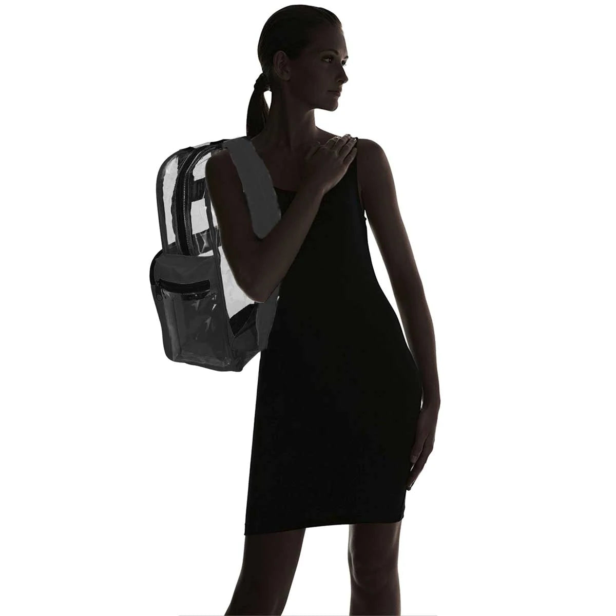 Accessories Clear transparent Backpack School Stadium Approved for Concert, Beach, Work, Travel & Sporting