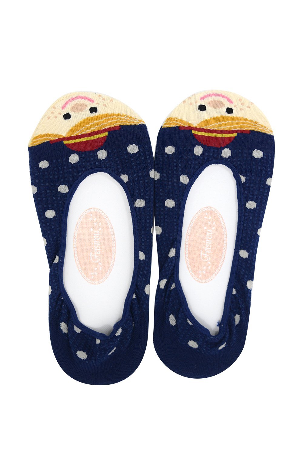 Accessories Kawaii Polka Dot Small World Holland Doll Cotton Hidden No-show Socks - 3 pairs