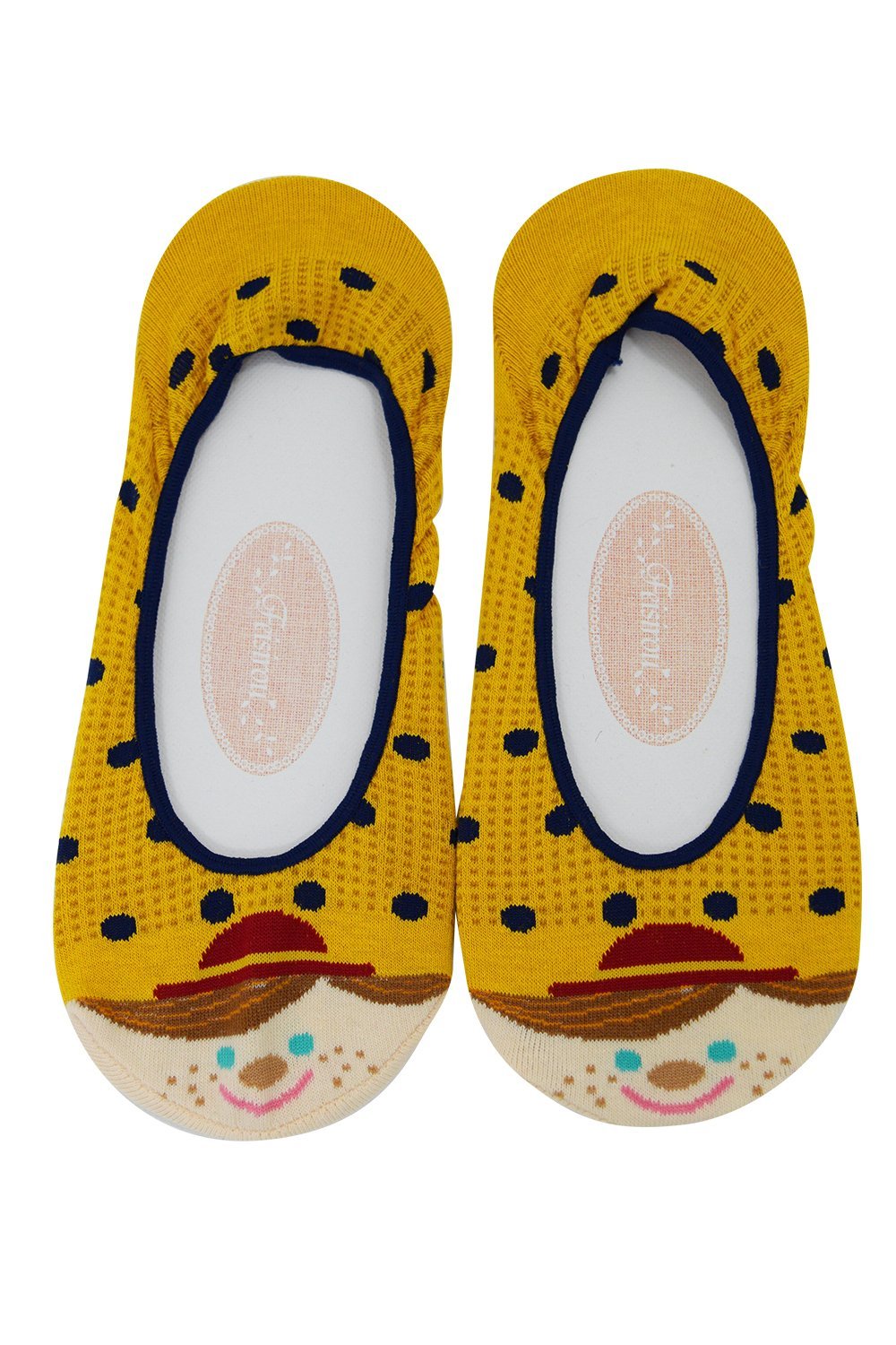 Accessories A Kawaii Polka Dot Small World Holland Doll Cotton Hidden No-show Socks - 3 pairs