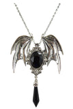 Accessories Black Restyle Della Morte Gothic Vampire Bat Broach Pendant Necklace