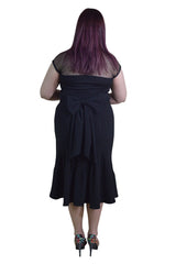 Bottoms 16(EU18) Gothic Victorian High Waist Ruffle Mermaid Sash Belt Skirt