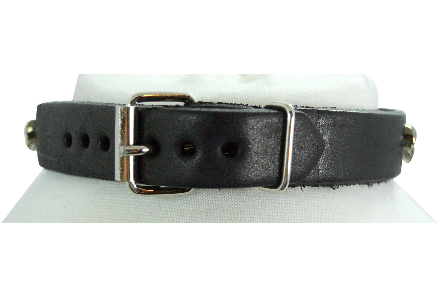 Jewellery Gothic Punk Rock Emo Snake and Pentagram Charm Skull Stud Leather Choker Collar Necklace