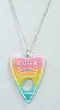 Jewellery Ouija Board Planchette Pastel Goth Nu-goth Planchette Acrylic Large Statement Necklace