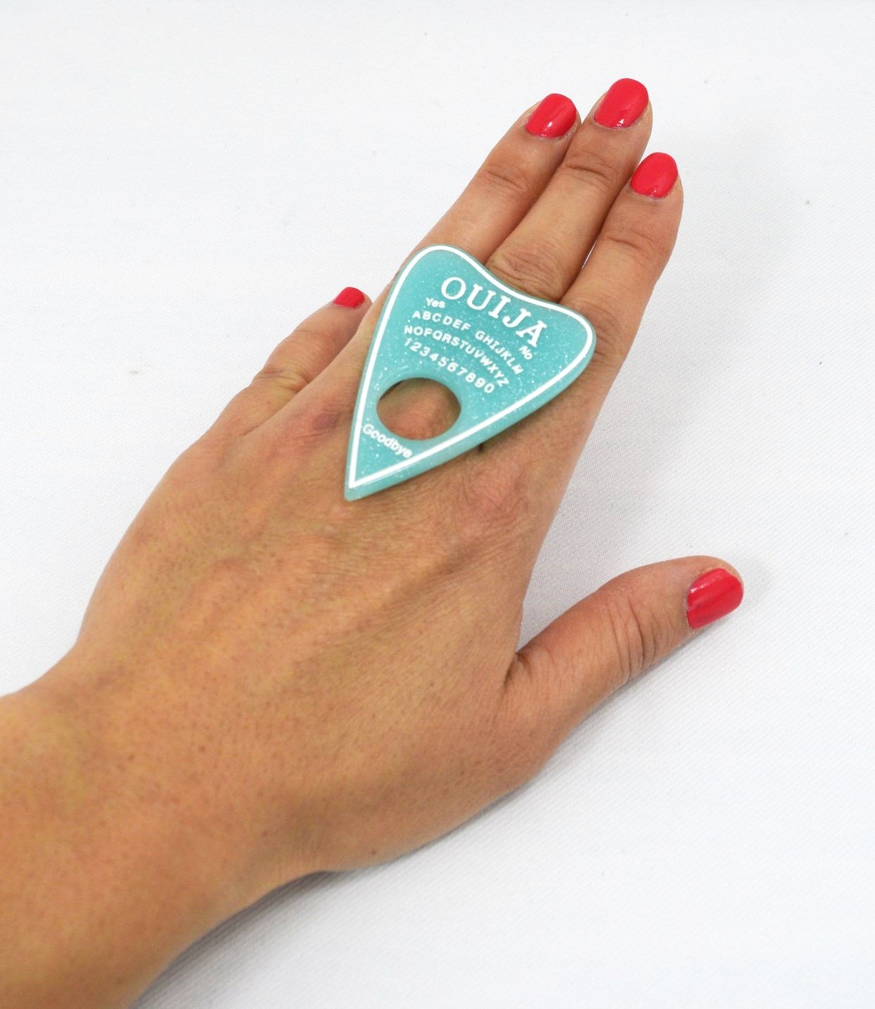 Jewellery Mint Ouija Board Planchette Pastel Goth Nu-goth Ring