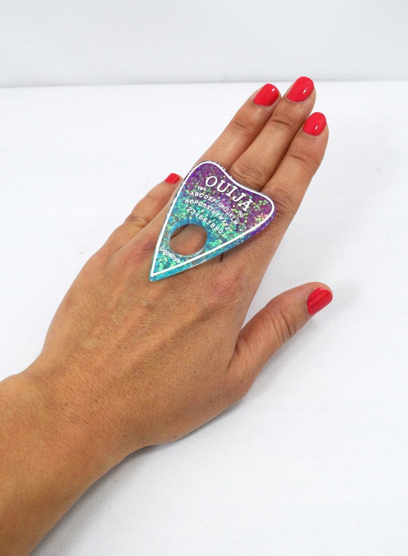 Jewellery Purple Ouija Board Planchette Pastel Goth Nu-goth Ring
