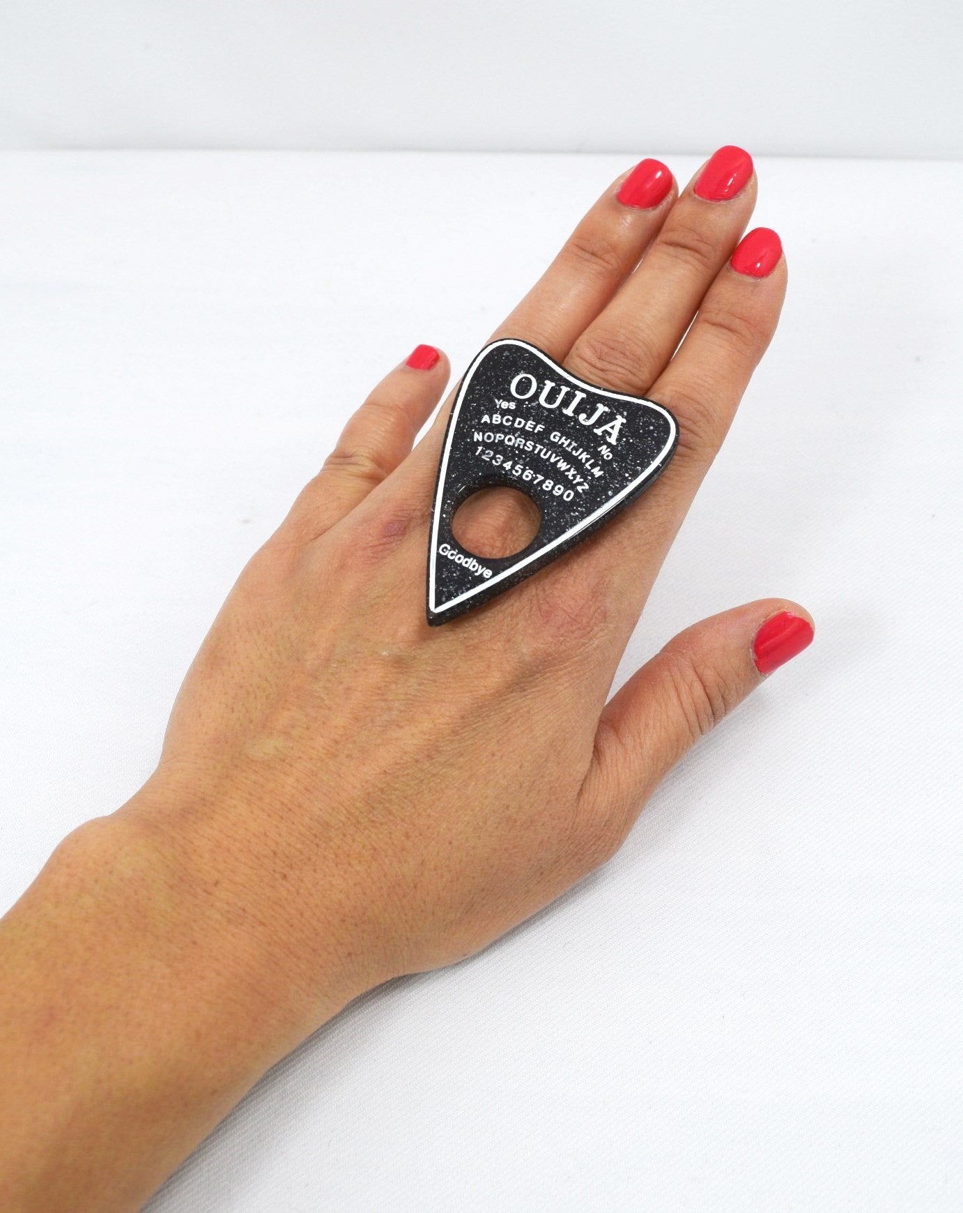 Jewellery Black Ouija Board Planchette Pastel Goth Nu-goth Ring