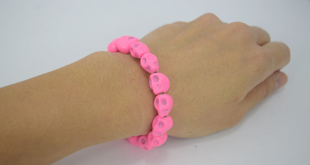 Jewellery Skull beads Stretch Bracelet