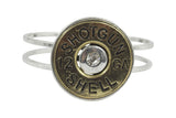 Jewellery Western Cowgirl Faux Bullet Shell - Faux Shotgun Shell metal Cuff bracelet