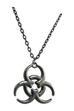 Nugoth Cyber Steampunk Bio-hazard Radioactive Chain Pendant Necklace