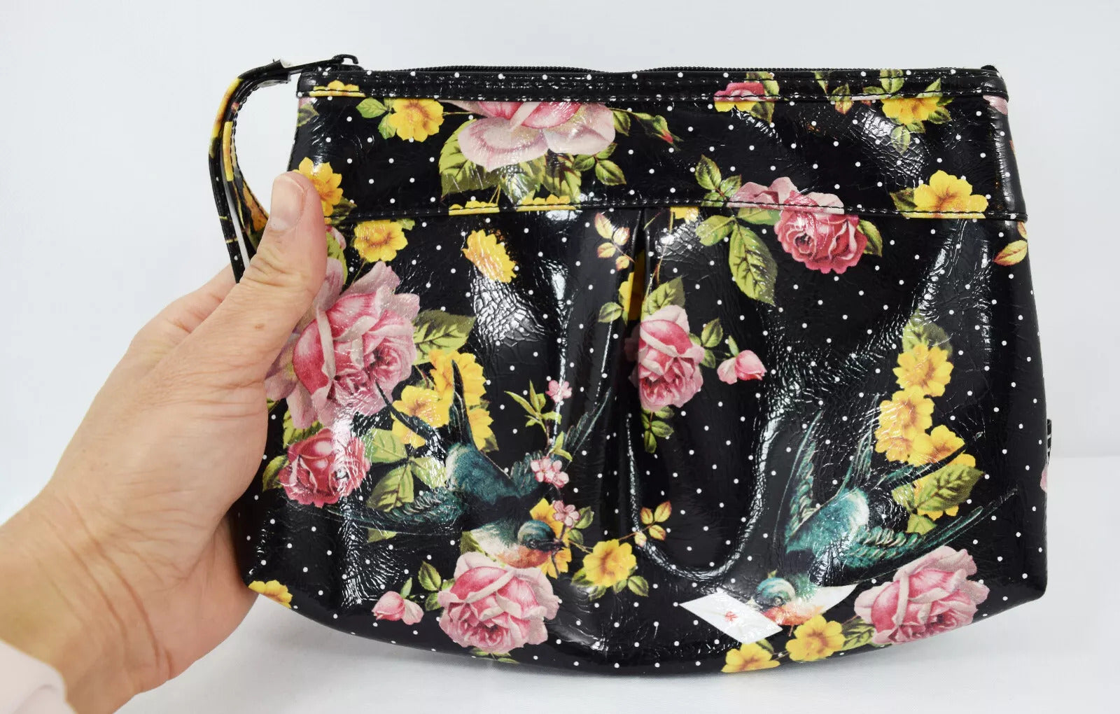 Liquorbrand wristlet purse Sparrows - Sparrow Fower Tattoo Small Bag