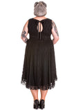 Dresses Spin Dr. Gothic Midnight Dance Black Floral Lace High-low Party Dress