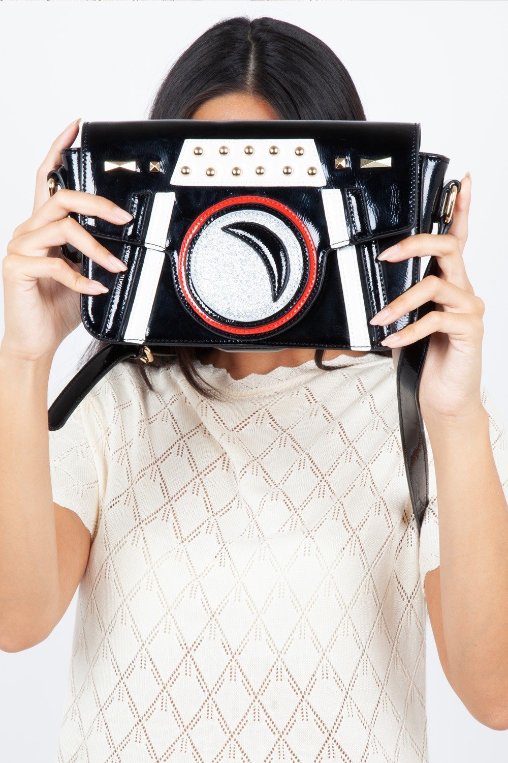 Accessories Voodoo Vixen Patsy Paparazzi Camera Shaped Shoulder Bag Clutch Crossbody Bag